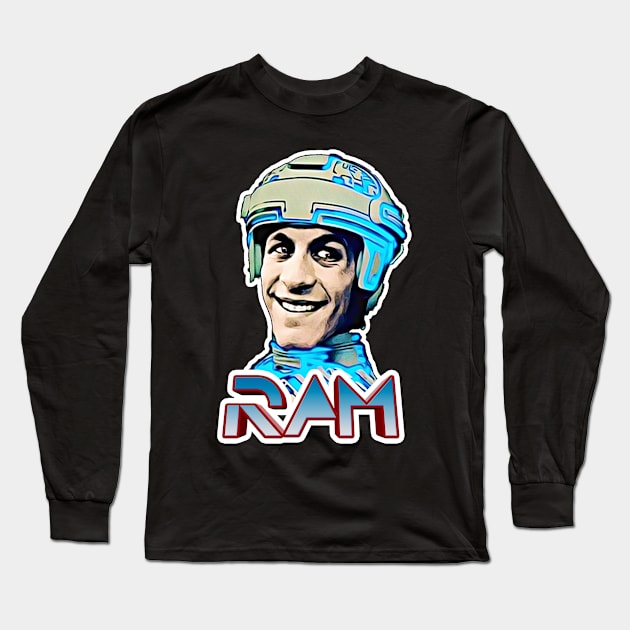 Tron - Ram Lives! Long Sleeve T-Shirt by RetroZest